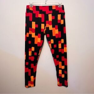 LuLaRoe Tall & Curvy Geometric Print Leggings NWOT